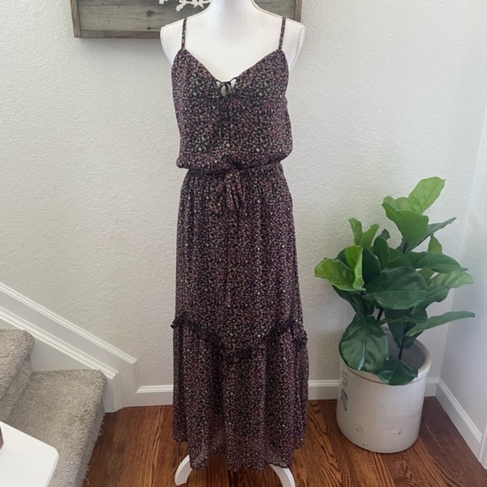 Evereve Allison Joy Jacklyn floral maxi dress floral size S NWT